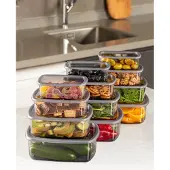 Hermia Concept , SYBOX12LIKRSK - Anthracite, Aufbewahrungsbox-Set (12-teilig), 100 % KUNSTSTOFF, Anthrazit, 14 x 25 x 4 cm