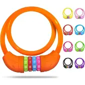 Sonstiges Fahrradschloss mit Zahlen für Kinder 10 x 650MM Orange