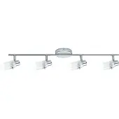 Eglo LED Deckenlampe Orvieto 2, 4 flammige Deckenleuchte, Deckenstrahler, Wohnzimmerlampe, Spots inkl. G9 Leuchtmittel, warmweiß
