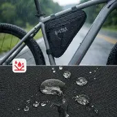 Home Markt24 Fahrradtasche Für Den Rahmen – Dreieckige, Wasserabweisende Fahrradtasche