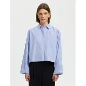 Selected Dannie Cropped Langarmhemd