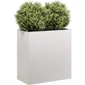 Prolenta Maison Exclusive - Pflanzkübel 80x40x80 cm Edelstahl