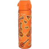 Ion8 Trinkflasche, 500 ml, Auslaufsicher, Einhandöffnung, Sichere Verriegelung, Spülmaschinenfest, BPA-frei, Tragegriff, Klappdeckel, Leicht zu Reinigen, Klimatral, Musik Design
