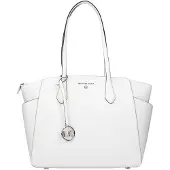 Michael Kors Schultertasche aus Leder in Weiss 30S2S6AT2LOPTICWHITE