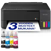 Epson EcoTank ET-1910, Tintenstrahl, Farbdruck, 5760 x 1440 DPI, A4, Direktdruck, Schwarz