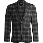 BOSS - Blazer für Herren, Hals Kerbe (Schwarz)
