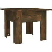 Möbelando Couchtisch "Jeseritz" aus Spanplatte in Räuchereiche. Abmessungen (B/H/T) 55x42x55 cm
