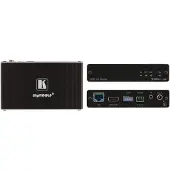 Kramer TP-583RXR, 4096 x 2160 Pixel, AV-Receiver, 200 m, Kabelgebunden, Schwarz