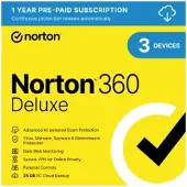 Norton Security Deluxe | Virenscanner für 3 Geräte | Jahreslizenz