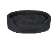 Amiplay Hundeliegeplatz/Katzenliegeplatz Oval BASIC, Schwarz XL