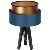 ONZENO TISCHLAMPE Blau 30/45 cm