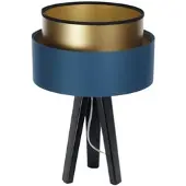 ONZENO TISCHLAMPE Blau 30/45 cm