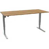Stier Elektrisch höhenverstellbarer Schreibtisch 501-43 180 x 80cm Nussbaum