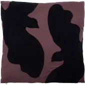 House Doctor - Cushion HDMiki - Bitter chocolate, Black