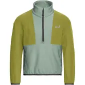 Jack Wolfskin - Kid's Colorblock Taunus Halfzip - Fleecepullover Gr 116 oliv