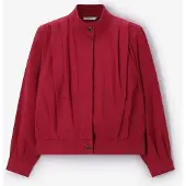 Sissy-Boy Jacke Mit Falten - Rot | Größe: XS