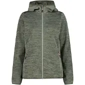 CMP Damen Outdoor Knit Tech Jacke mit Kapuze grün 44