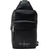 Calvin Klein Umhängetasche Bold Logo Webbing Sling LV04D3449G Schwarz