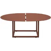Brafab Loungetisch Olive 80 x 40 x 110 cm Aluminium Rot