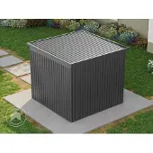 PRIMEYARD 220 x 220 cm Gerätehaus, Perlgrau - (GFPV01170)