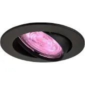 LEDVION LED Einbaustrahler Rund Schwarz RGB dimmbar smart