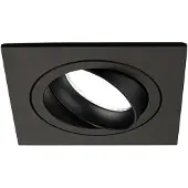 LEDVION LED Einbaustrahler Schwarz 3W dimmbar Kaltweiss