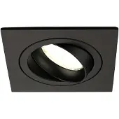 LEDVION LED Einbaustrahler Schwarz 3W dimmbar Neutralweiss