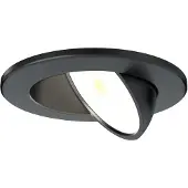 LEDVION LED Einbaustrahler Schwarz 5W CCT wasserdicht IP65 dimmbar
