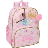 Safta Barbie Ballet 19l Rucksack Rosa Kinder Rosa One Size