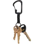 Niteize Slidelock Stainless Steel Carabiner Key Ring Schwarz