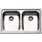 Apell Venezia VE792IBC Einbauspüle 2 Becken Edelstahl 79x50 cm