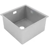 Wasophoogte Spülbecken - Edelstahl - 45x45x21 cm - Küchenspüle