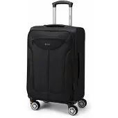 Solier Handgepäck Koffer 25 L, Kabinentrolley, 4 Rollen, erweiterbar