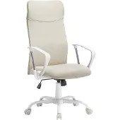 Famanu Bürostuhl Ergonomisch mit Drehfunktion und Höhenverstellbar - Schwarz