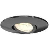 LEDVION LED Einbaustrahler Schwarz 6W CCT Neutralweiss wasserdicht IP65