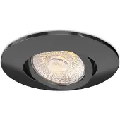 LEDVION LED Einbaustrahler Schwarz 3W CCT Neutralweiss wasserdicht IP65