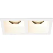 LEDVION LED Einbaustrahler 2-Licht Weiss Warmweiss