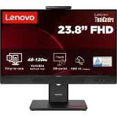 Lenovo ThinkCentre TIO24 Gen6 Monitor, 60,5 cm (23.8"), 1920 x 1080 Pixel, Full HD, LED, 6 ms, Schwarz