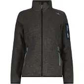 CMP Woman Fleece Fleece Jacket antracite-cool blue (31UZ) 34