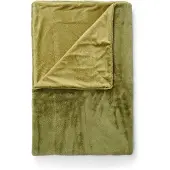 Essenza Furry Cedar green Plaid 150 x 200 cm