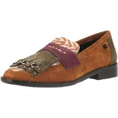 Lazamani Lola Damen Wildleder-Loafer Tan Größe 36
