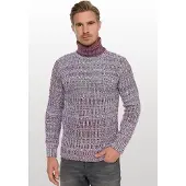 Rusty neal Rollkragenpullover im angesagten Strickdesign