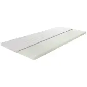 Sconto Kaltschaum Topper ¦ weiß ¦ Maße (cm): B: 120 H: 8