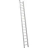Euroline Premium 30176 Alu Stufenanlegeleiter mit Vario Einhängehaken Ø 60mm 16 Stufen