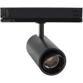 LEDKIA 3-Phasenstromschiene LED-Strahler 30W Fasano Cilindro Bisel Dimmbar DALI Schwarz 3200K Warmweiß