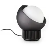 Ideal Lux Tischlampe Bloom, schwarz, für Wohn- / Esszimmer, Metall, Modern, Tischlampe