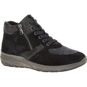 Waldlaufer M Damen Stiefeletten - bequeme Stiefelette blau