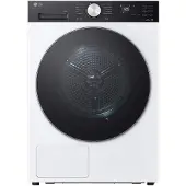 LG RNX5010TKC, Freistehend, Frontlader, Wärmepumpe, Weiß, Schwarz, Berührung, Drehregler, Schwarz