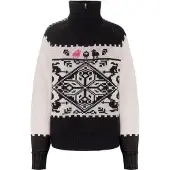 Kari Traa Saga Knit, Pullover, Damen, schwarz/weiß