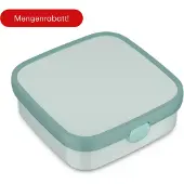 Mepal Brotdose groß mit Bento-Einsatz und Gabel Campus - Cool mint - Vesperdose - Einschulung
